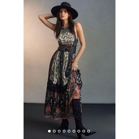 Anthropologie x Bhanuni by Jyoti Tiered Dress Size 4 - Picture 1 of 8